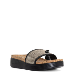 FARRAH | Donald Pliner Women Shoes Black Canvas
