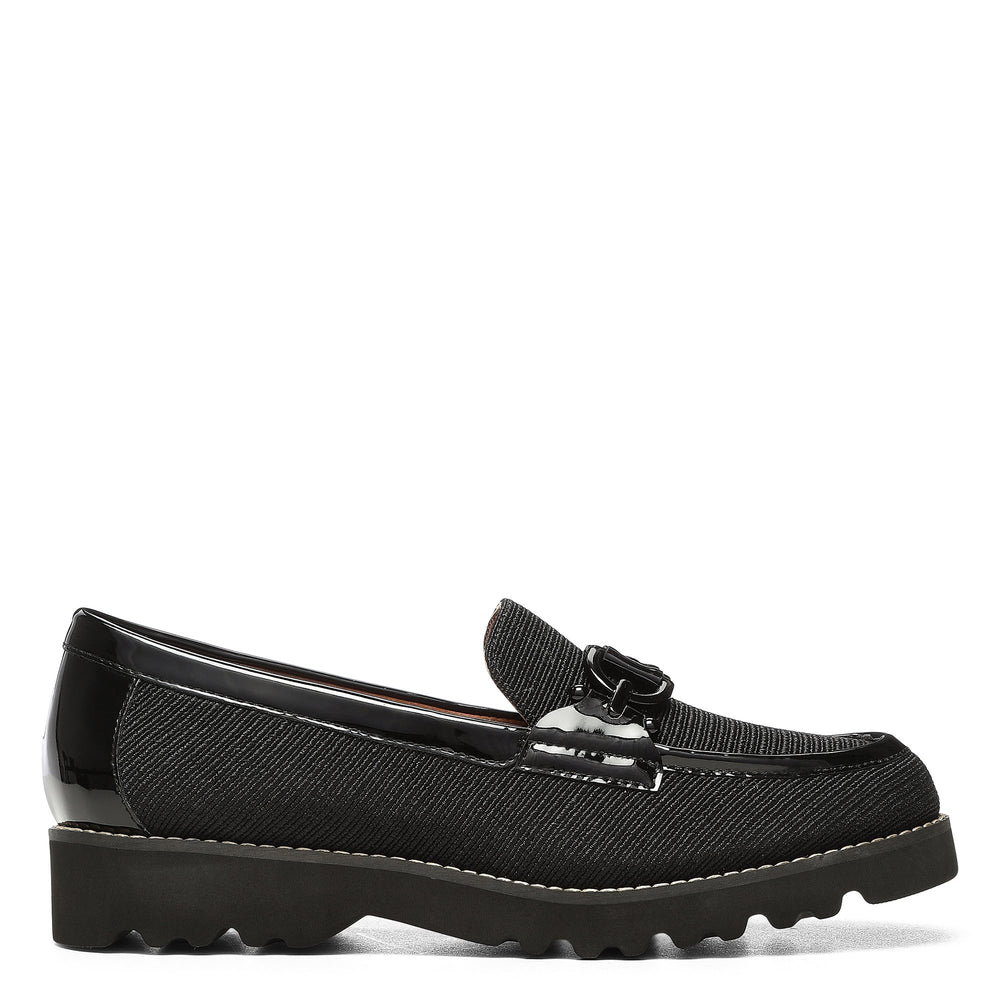 LOAFER W LUG | Donald Pliner Women Shoes Black