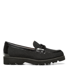 LOAFER W LUG | Donald Pliner Women Shoes Black
