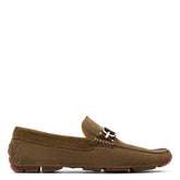 DACIO DRIVER | Donald Pliner Men Shoes Olive Perf Suede