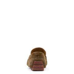 DACIO DRIVER | Donald Pliner Men Shoes Olive Perf Suede