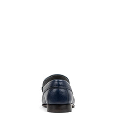 DACIO | Donald Pliner Men Shoes Indigo Pebbled Leather