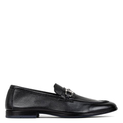 SLADE | Donald Pliner Men Shoes Black Tumbled Leather