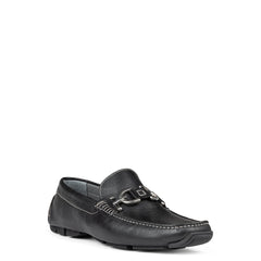 DACIO DRIVER | Donald Pliner Men Shoes Black Tumbled Leather