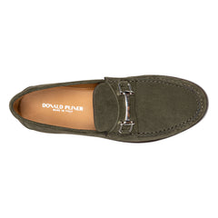 EVANSTON | Donald Pliner Men Shoes Military Green Suede