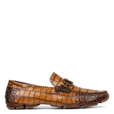 DACIO DRIVER | Donald Pliner Men Shoes Cognac Croco