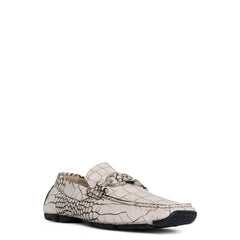 DACIO DRIVER | Donald Pliner Men Shoes Grey Croco