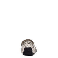 DACIO DRIVER | Donald Pliner Men Shoes Grey Croco