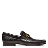 DACIO | Donald Pliner Men Shoes Dark Brown Croco