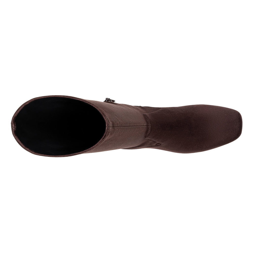DOLORES KNEE-HIGH | Donald Pliner Women Shoes Dark Brown Suede