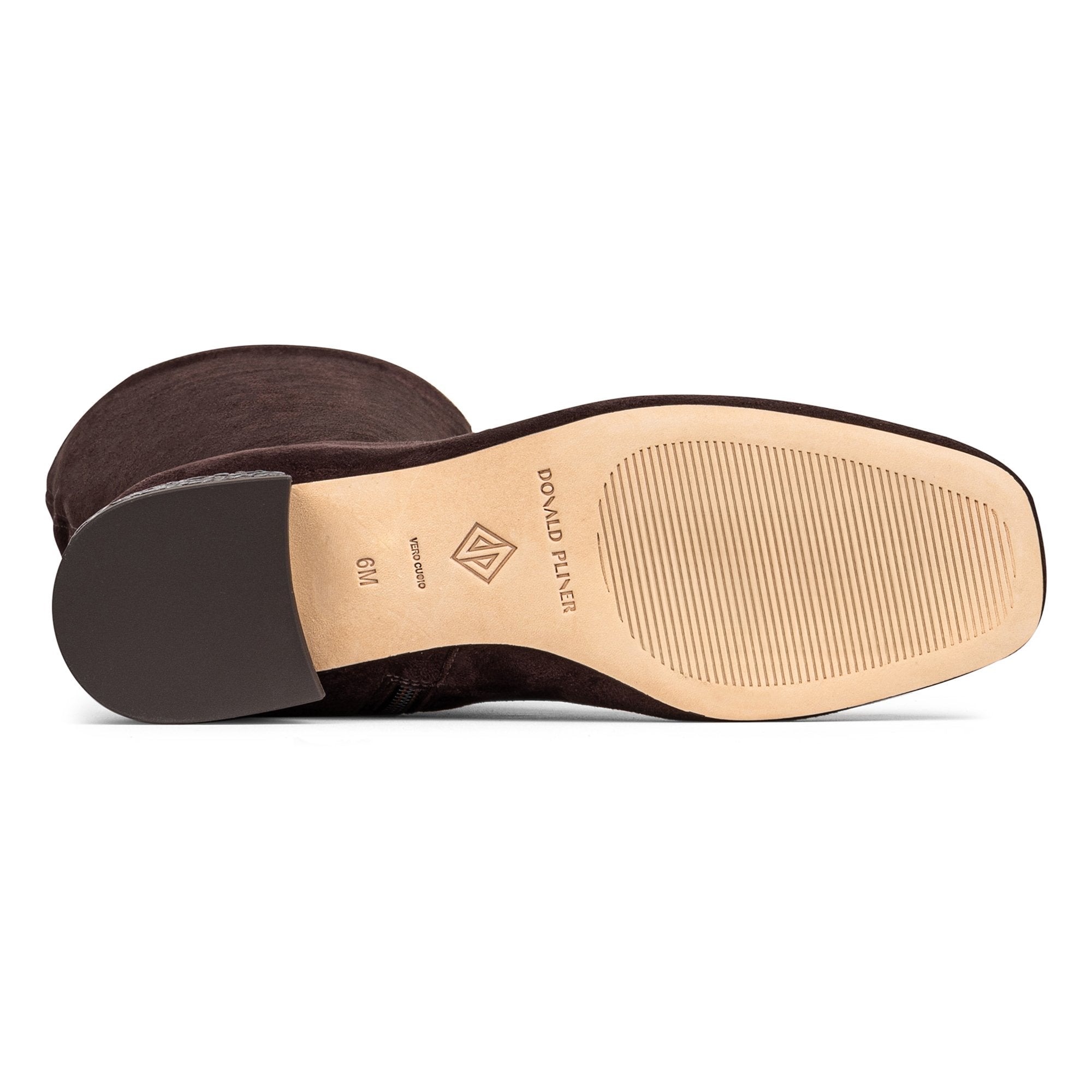 DOLORES KNEE-HIGH | Donald Pliner Women Shoes Dark Brown Suede