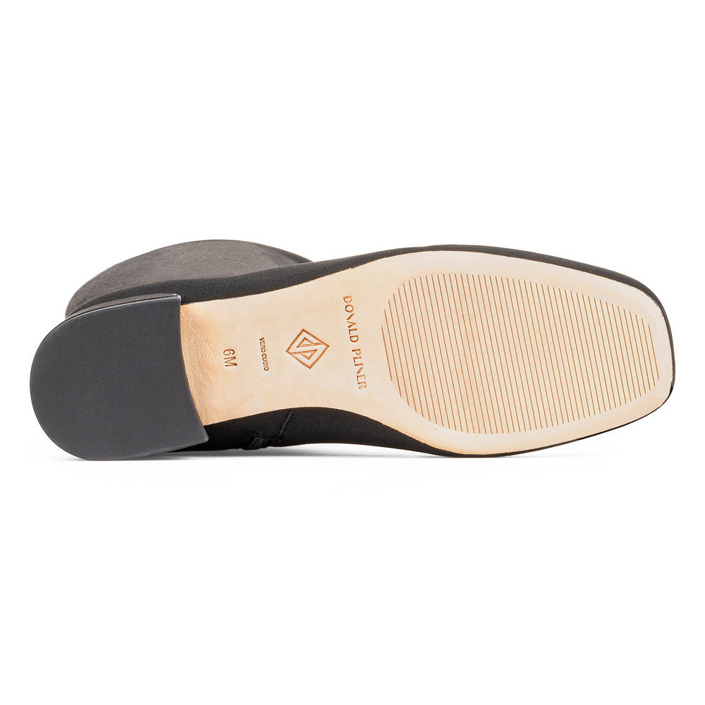 DOLORES KNEE-HIGH | Donald Pliner Women Shoes Black Crepe