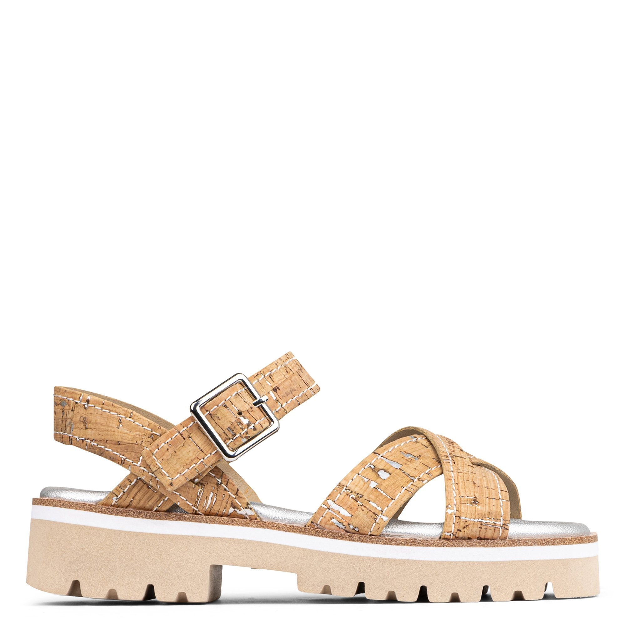 PYPER | Donald Pliner Women Shoes Natural Silver Cork