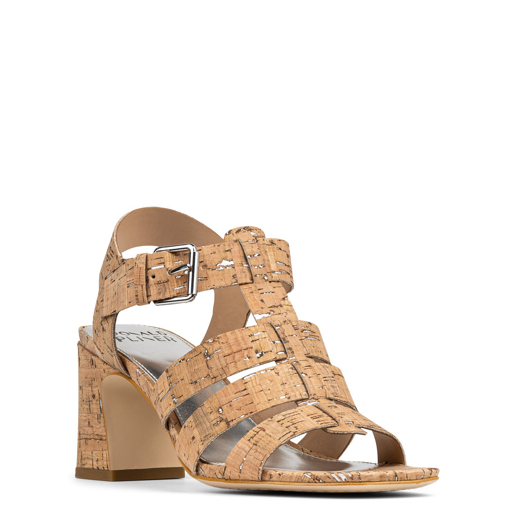 DASHIRA | Donald Pliner Women Shoes Natural Silver Cork