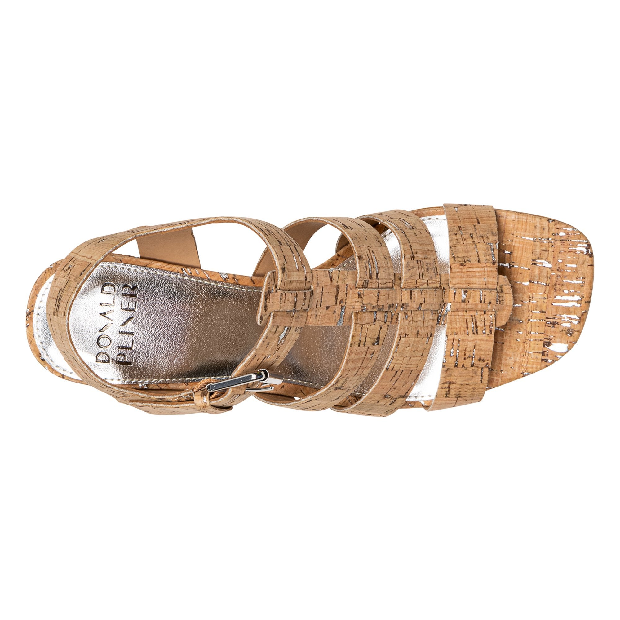 DASHIRA | Donald Pliner Women Shoes Natural Silver Cork