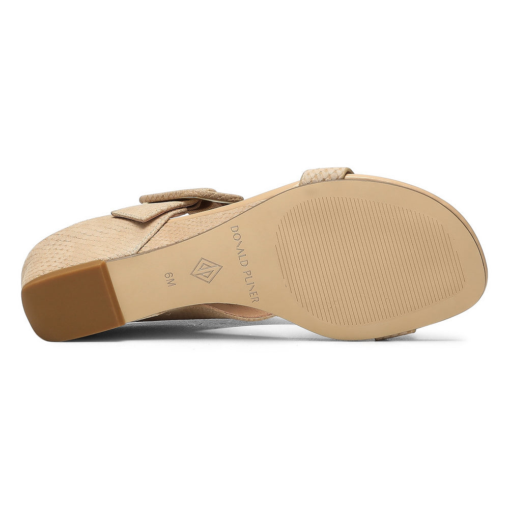 OFELIA | Donald Pliner Women Shoes Sand Metallic Snake