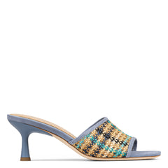 RIKKI | Donald Pliner Women Shoes Navy Multi Raffia