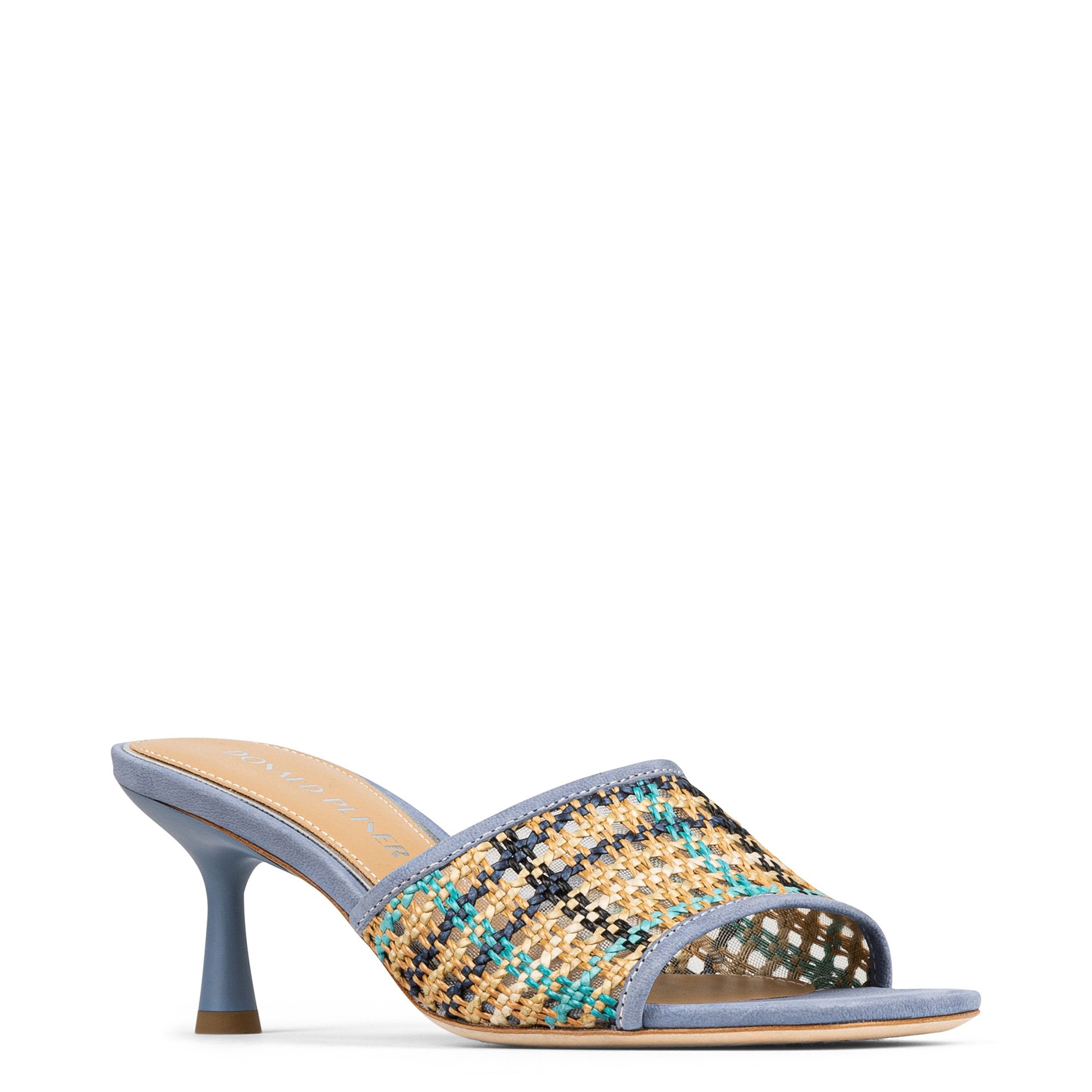 RIKKI | Donald Pliner Women Shoes Navy Multi Raffia