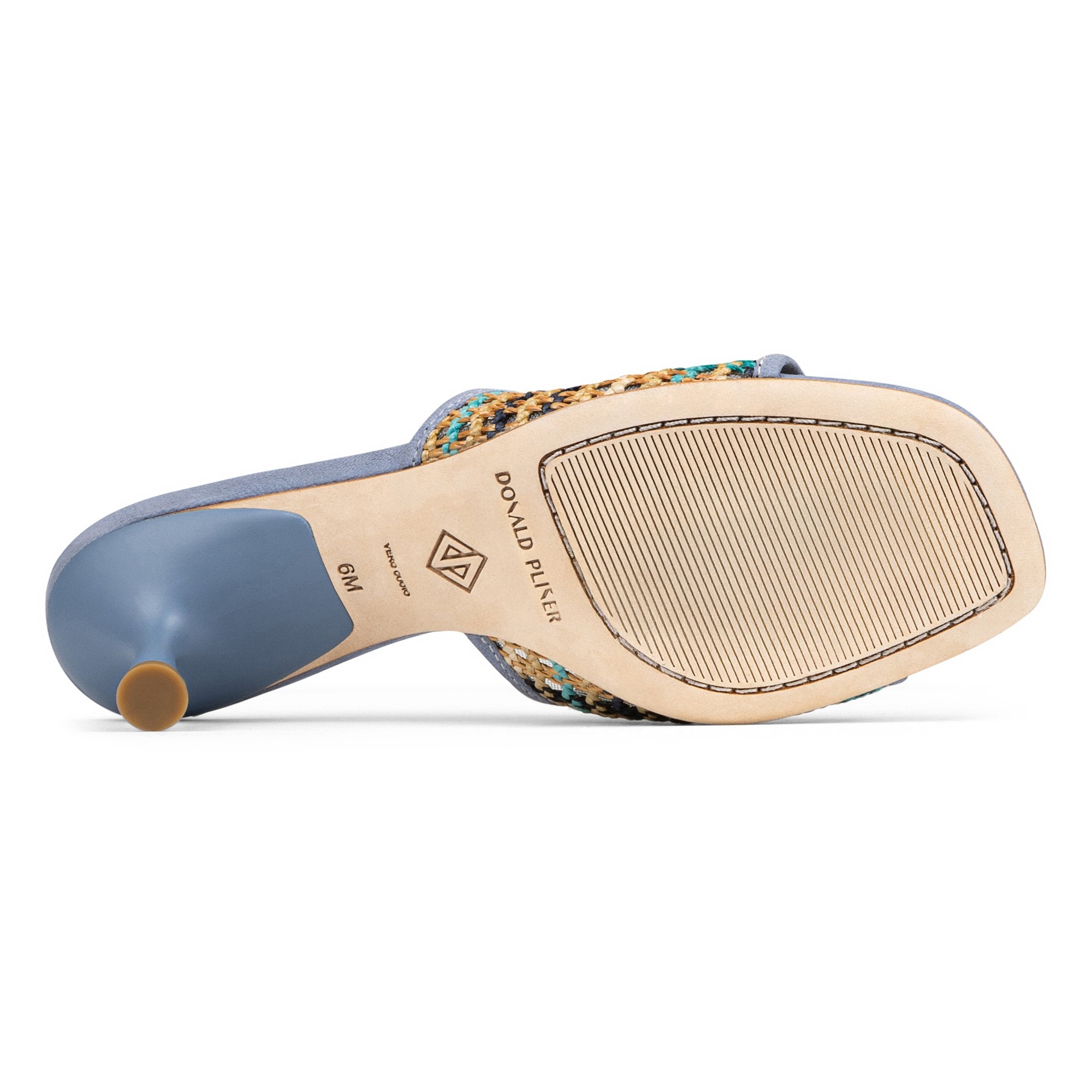 RIKKI | Donald Pliner Women Shoes Navy Multi Raffia