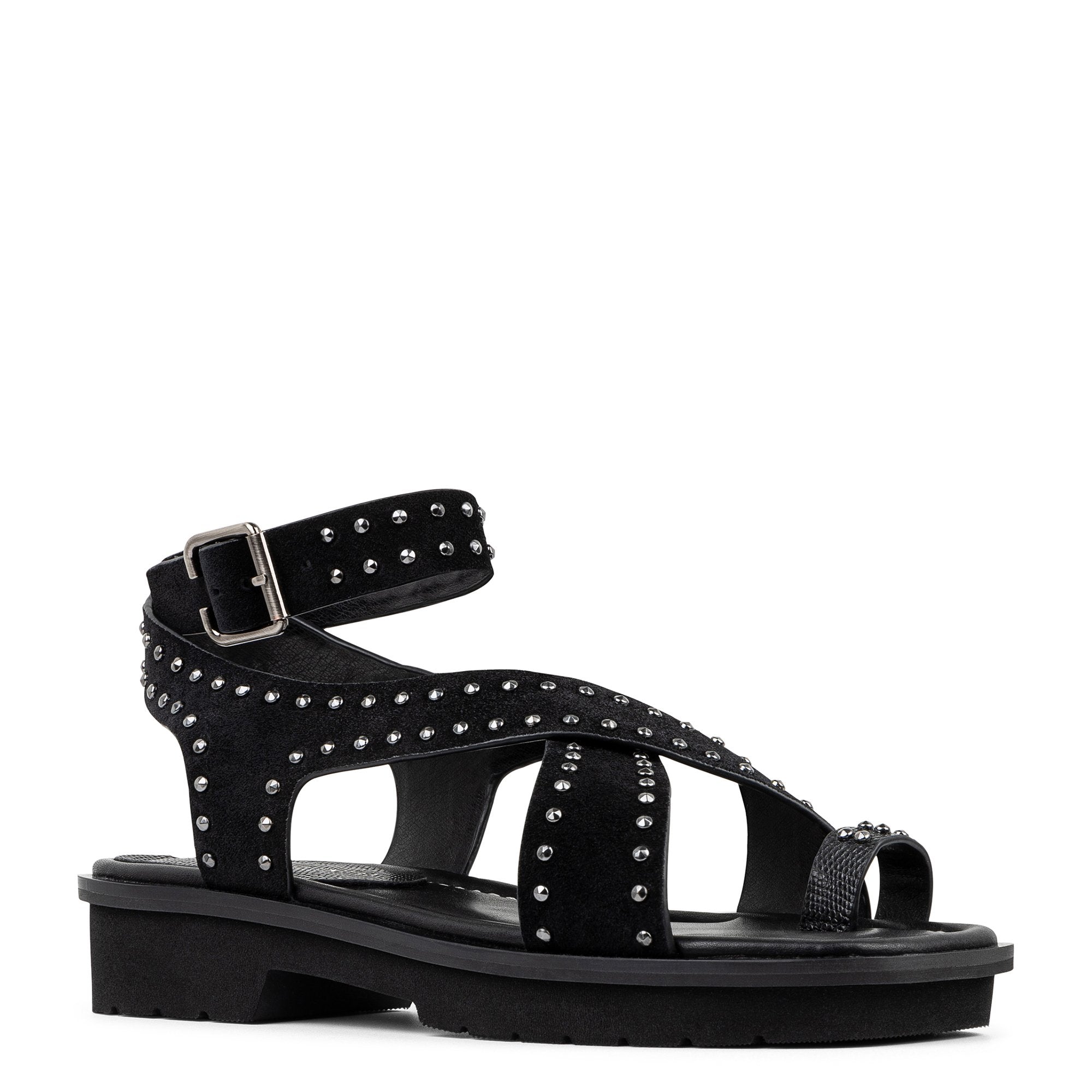 THALITA | Donald Pliner Women Shoes Black Suede