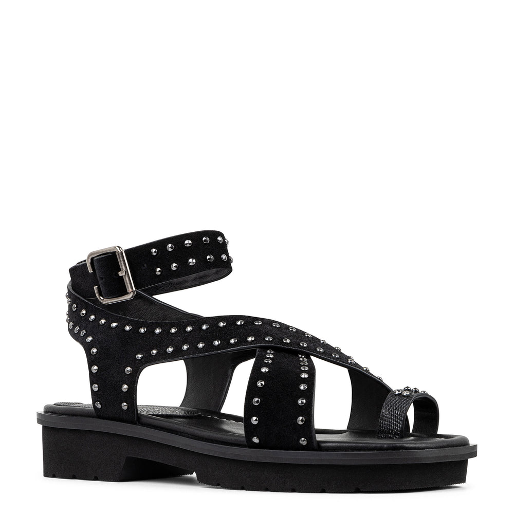 THALITA | Donald Pliner Women Shoes Black Suede