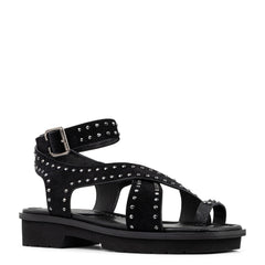 THALITA | Donald Pliner Women Shoes Black Suede