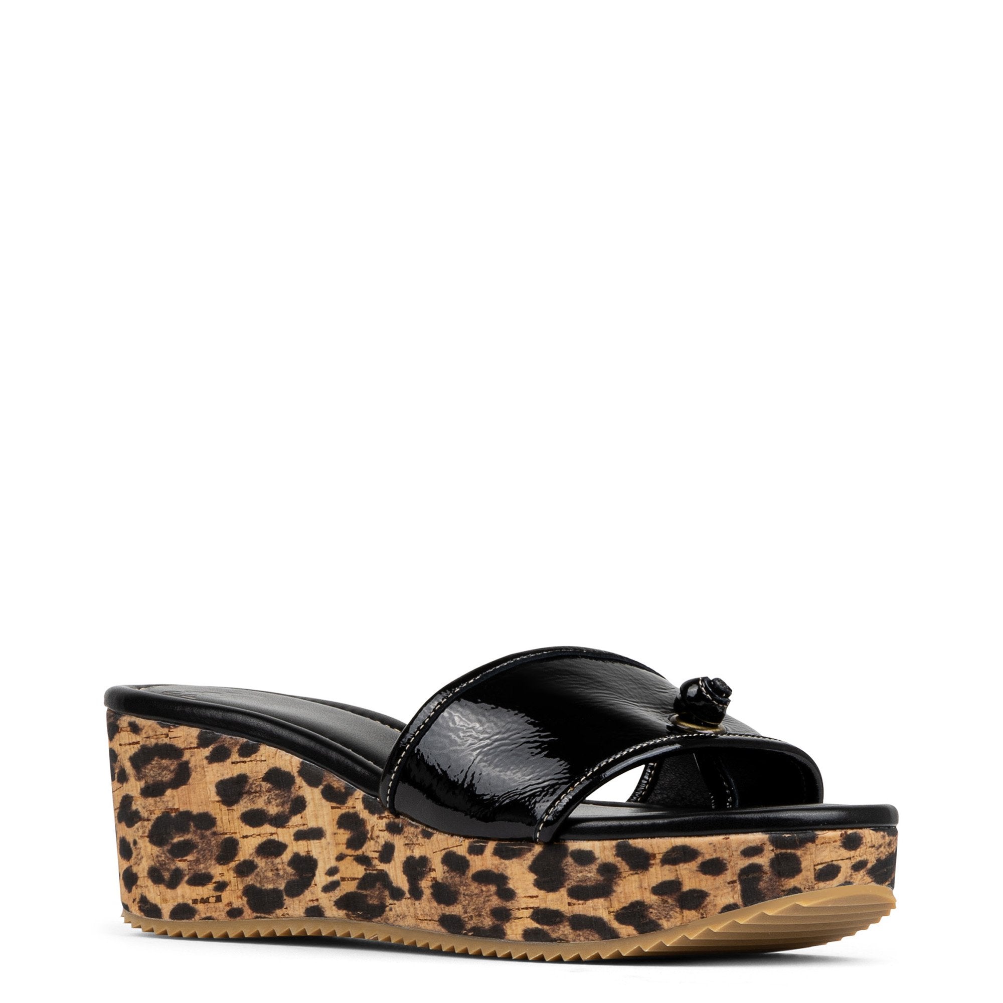 SILLI | Donald Pliner Women Shoes Black Leopard