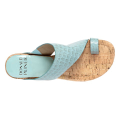 GYER | Donald Pliner Women Shoes Denim Croco