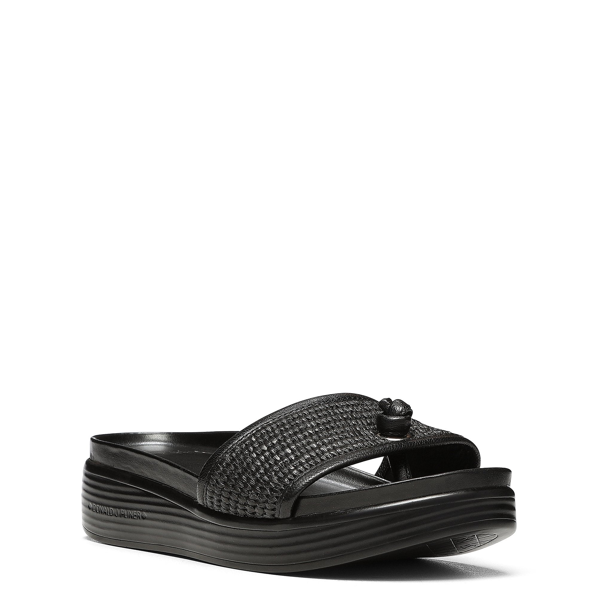 FARRAH | Donald Pliner Women Shoes Black Raffia