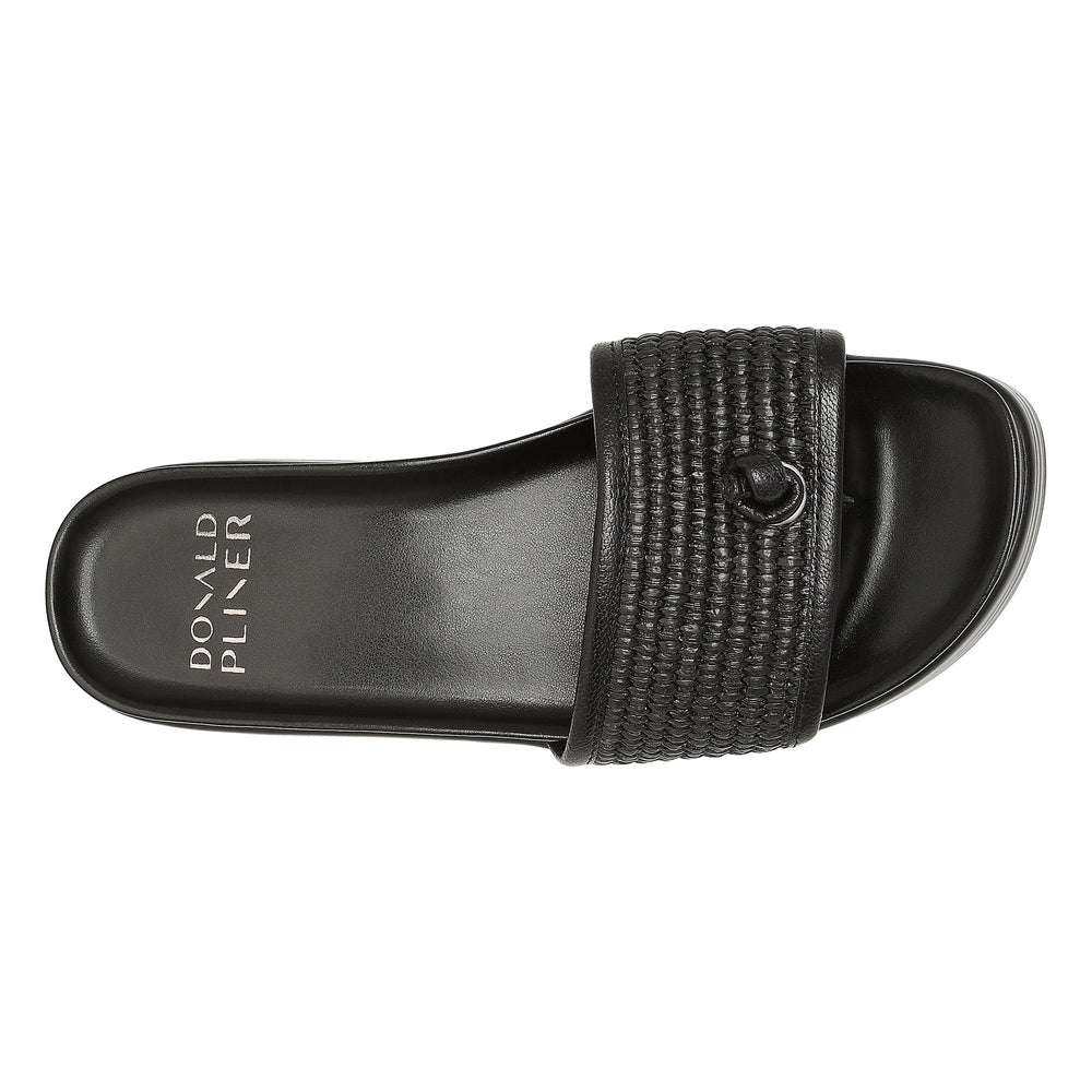 FARRAH | Donald Pliner Women Shoes Black Raffia