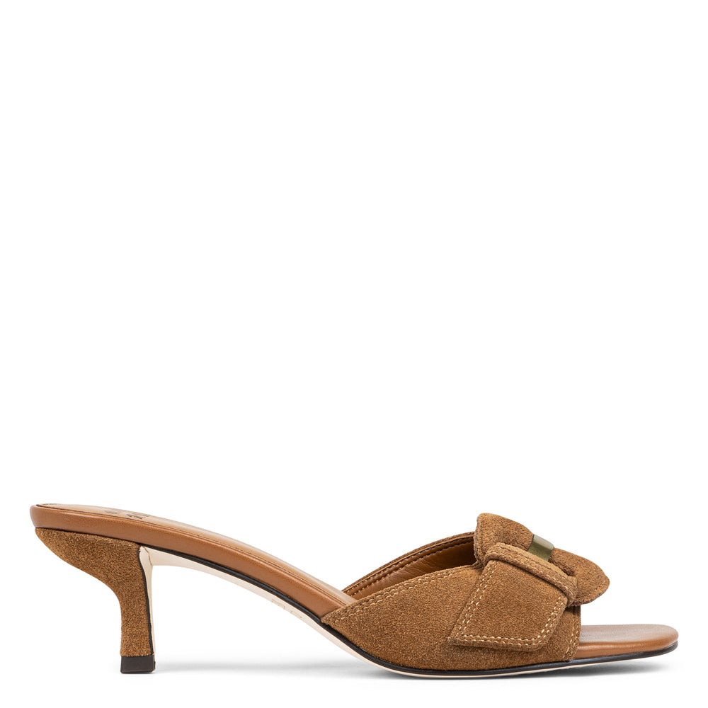 CHERRY | Donald Pliner Women Shoes Saddle Suede