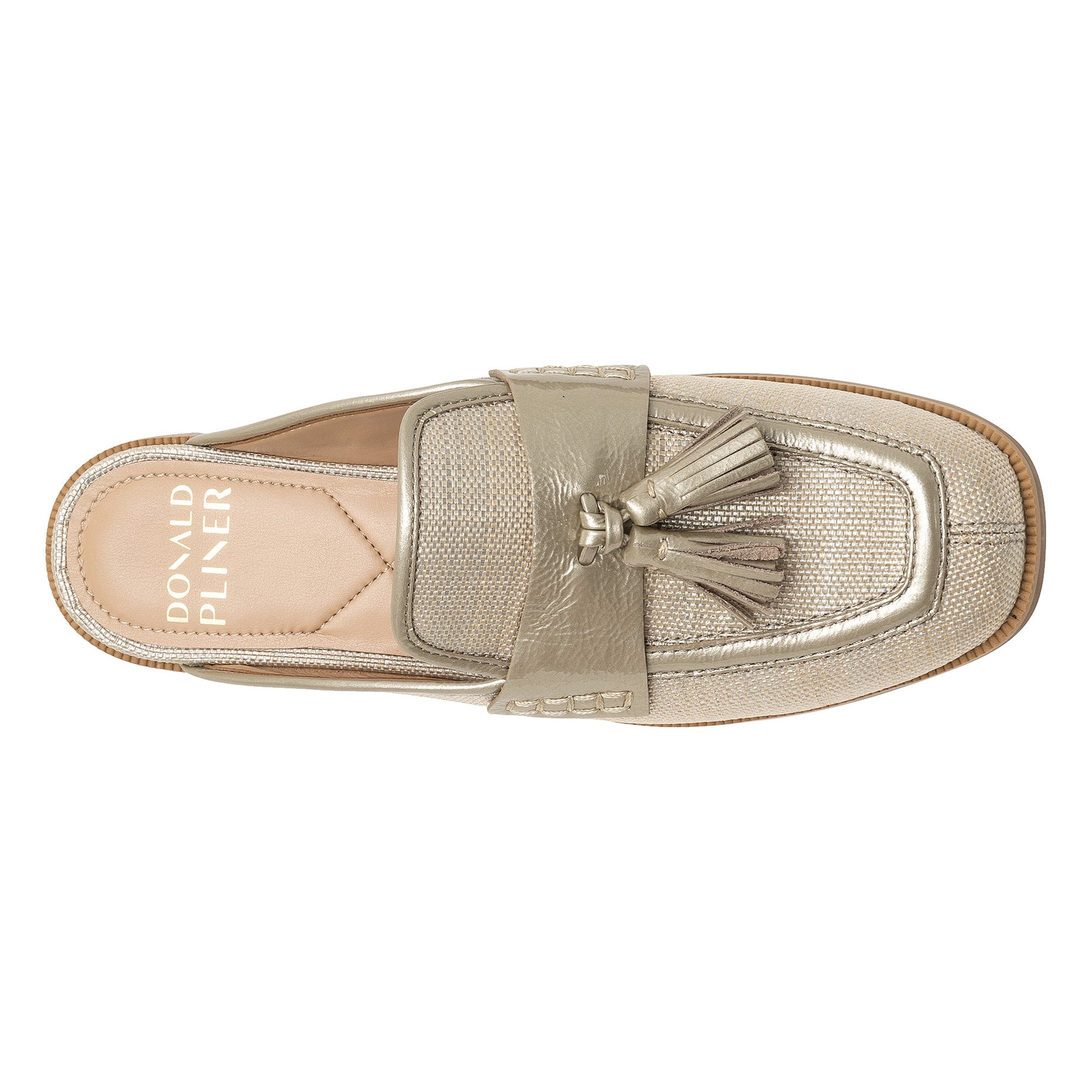 BRYANT | Donald Pliner Women Shoes Platino Raffia