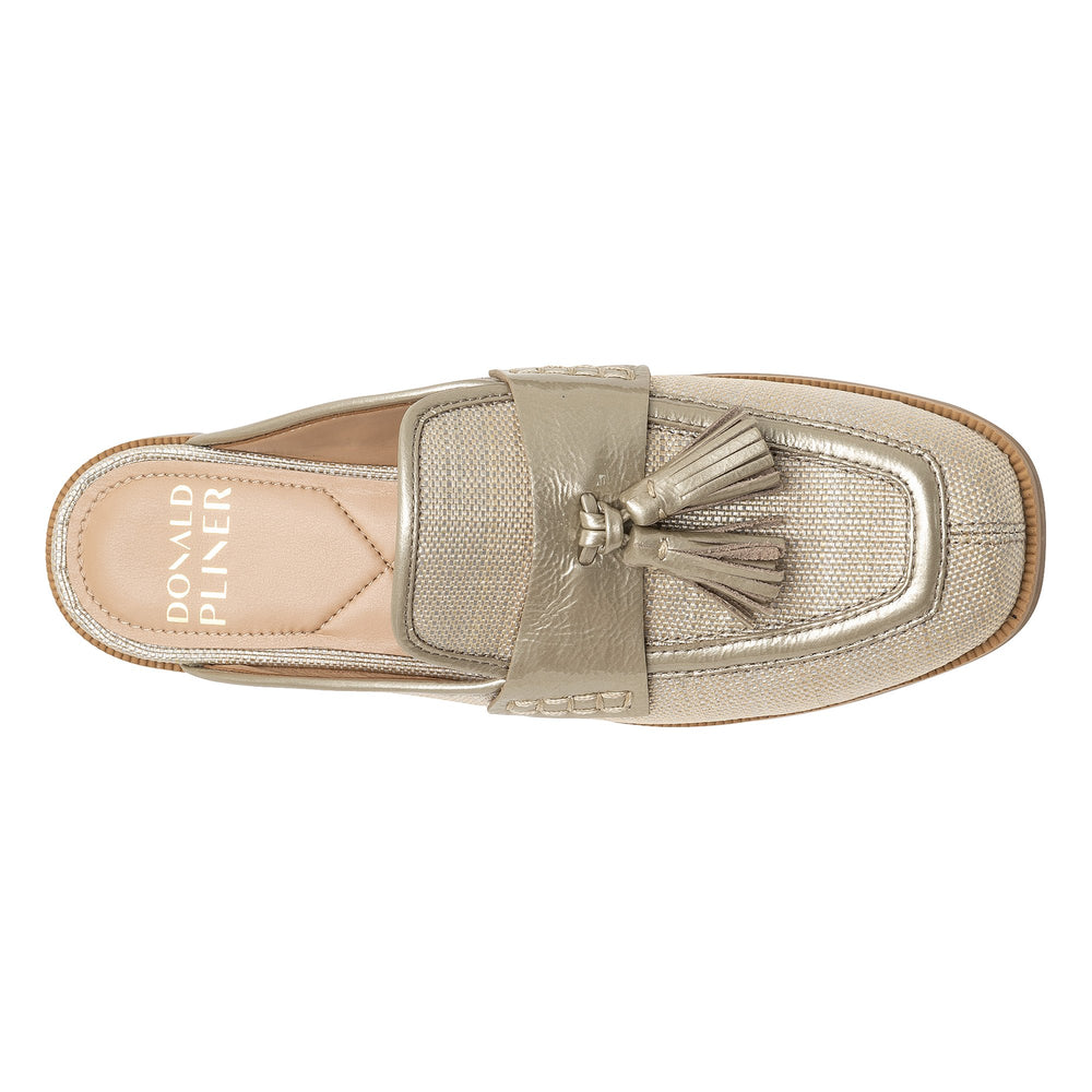 BRYANT | Donald Pliner Women Shoes Platino Raffia