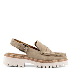 HALIE | Donald Pliner Women Shoes Taupe Suede