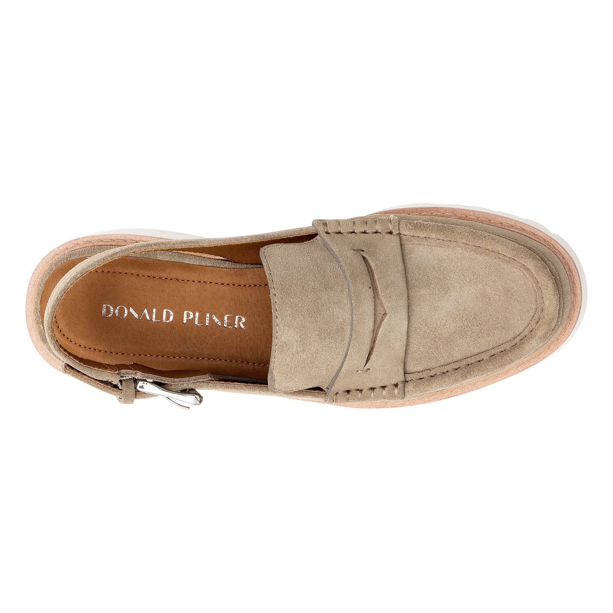 HALIE | Donald Pliner Women Shoes Taupe Suede