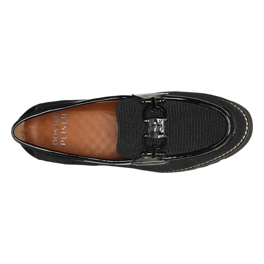 LOAFER W LUG | Donald Pliner Women Shoes Black