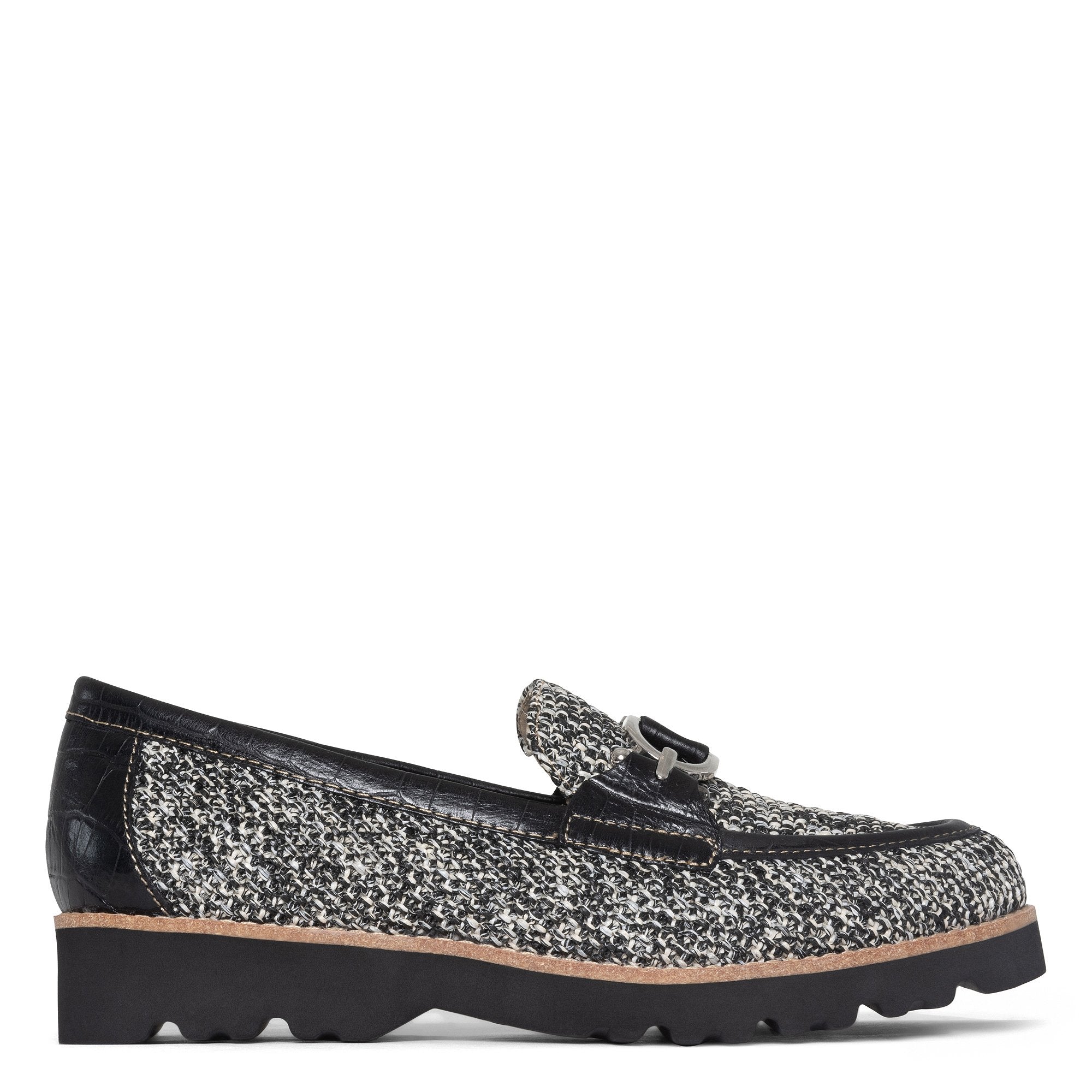 CLIO | Donald Pliner Women Shoes Black White Raffia