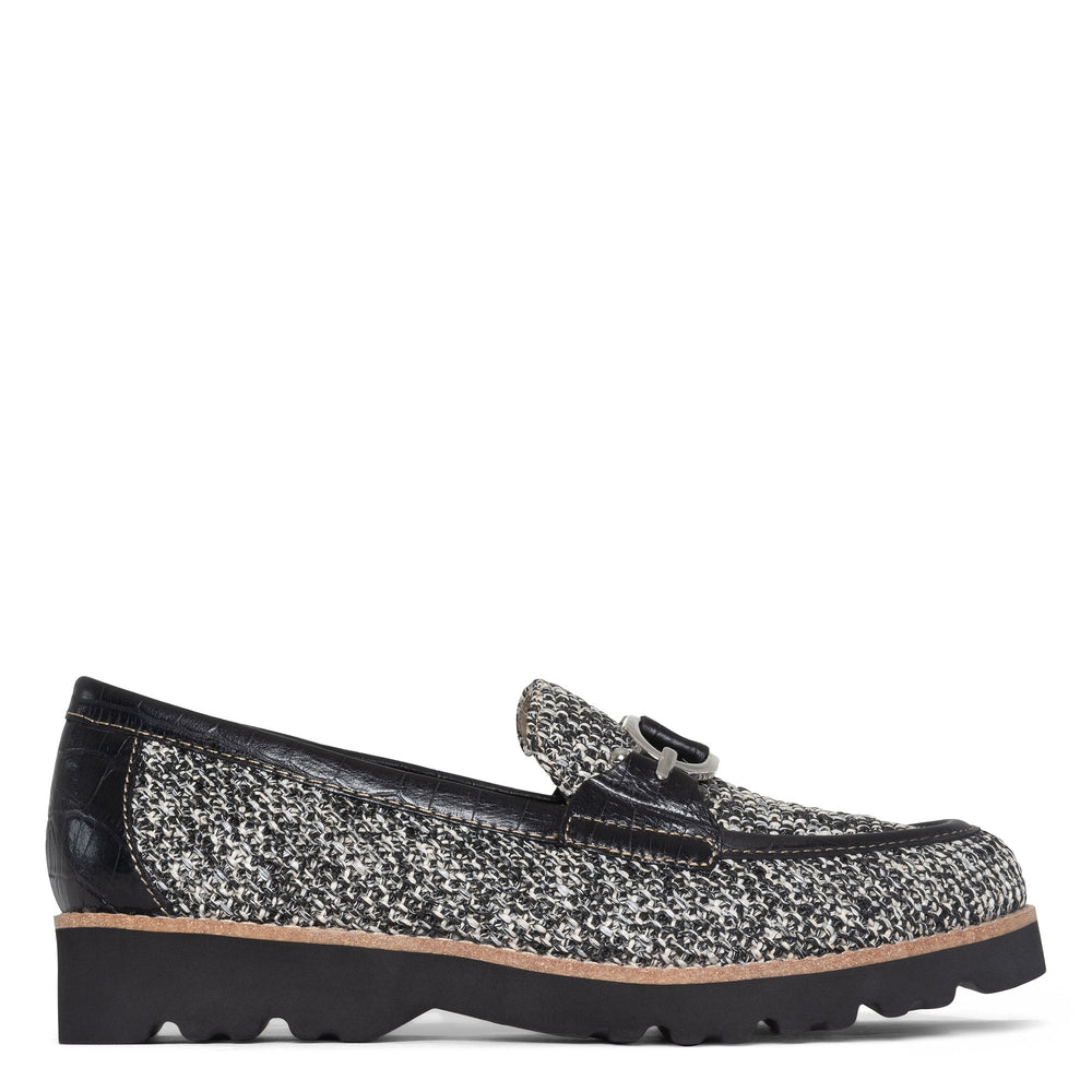 CLIO | Donald Pliner Women Shoes Black White Raffia