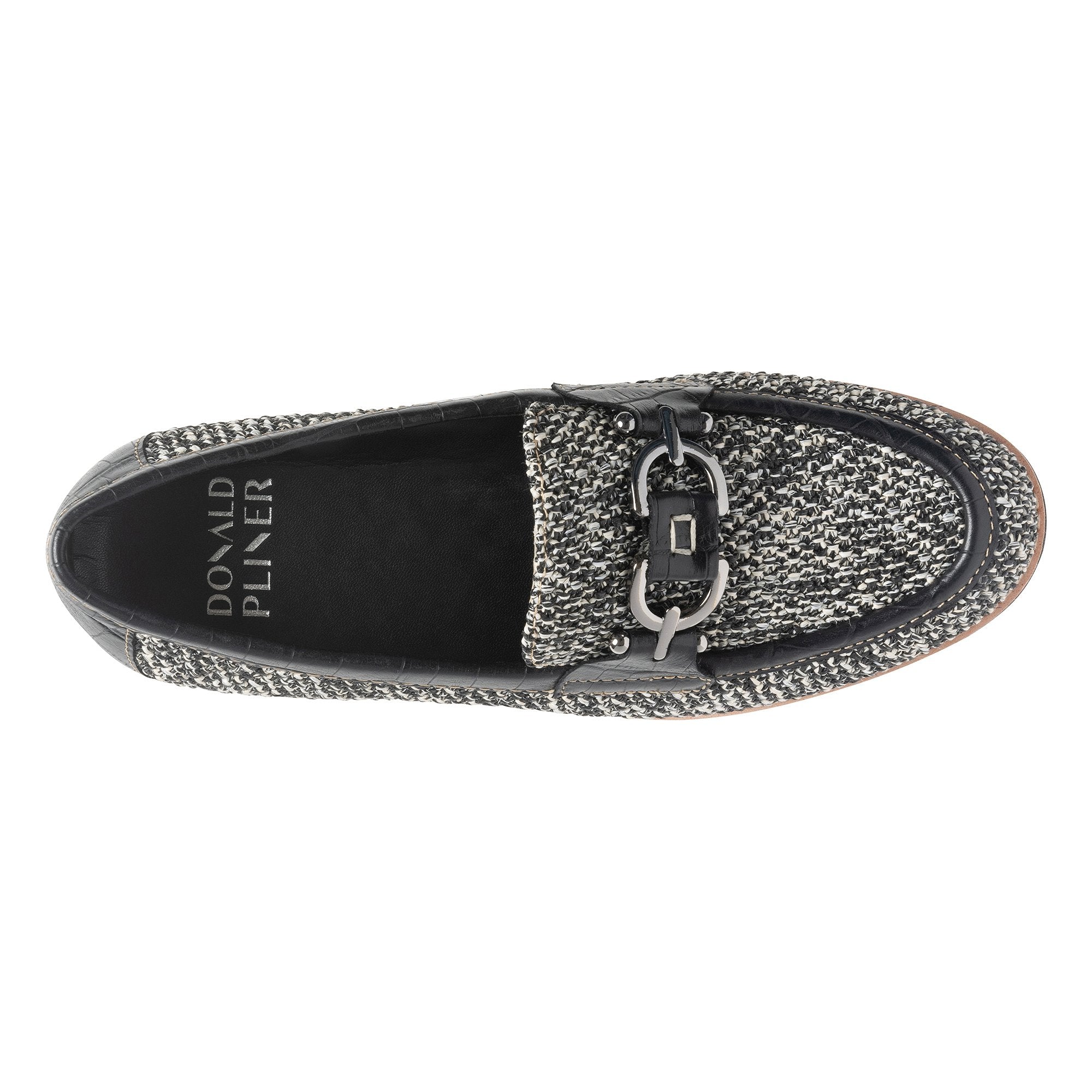 CLIO | Donald Pliner Women Shoes Black White Raffia