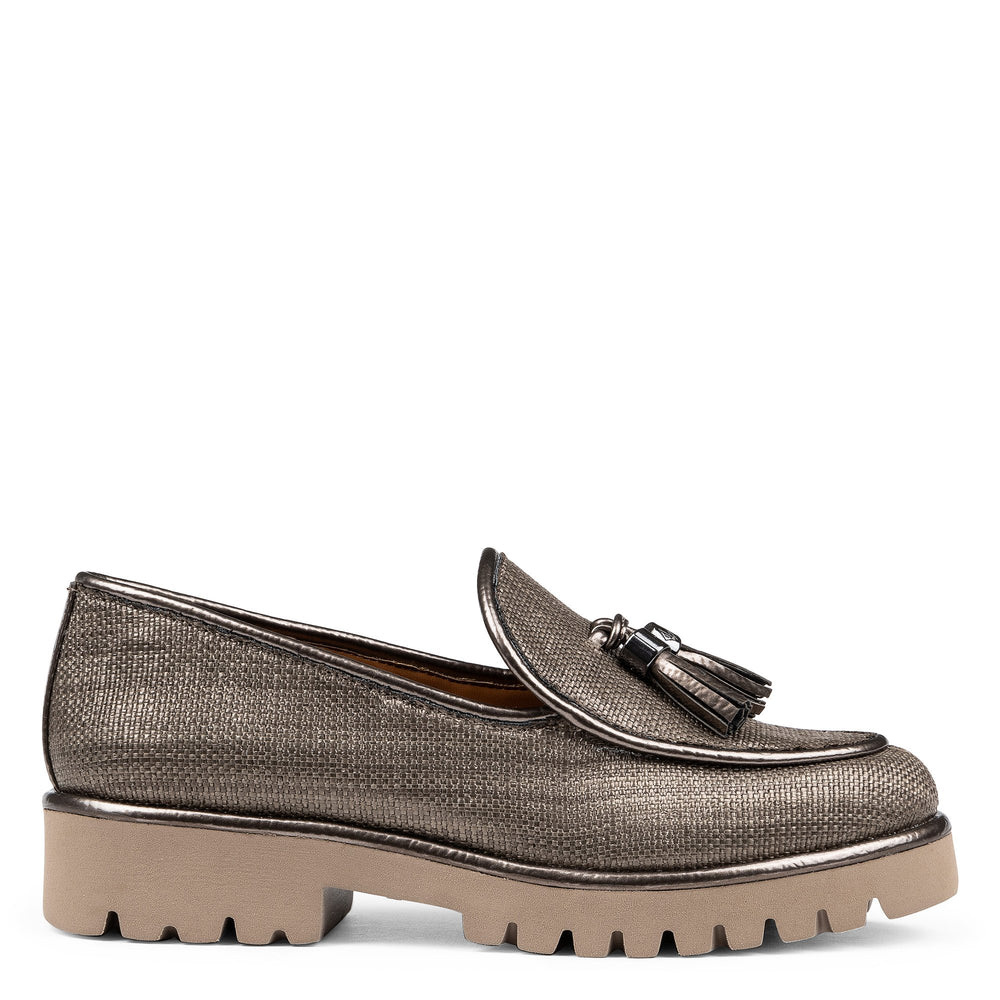 ECLIPSE | Donald Pliner Women Shoes Pewter Raffia