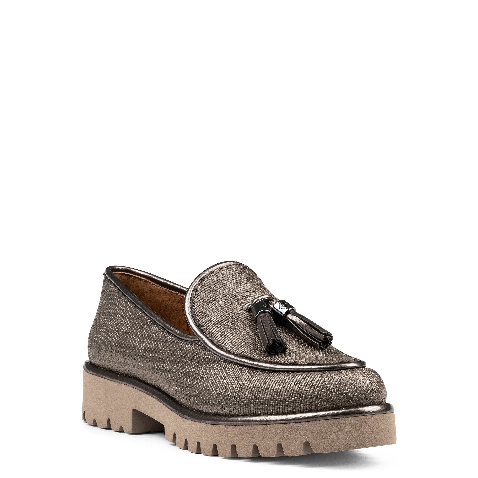 ECLIPSE | Donald Pliner Women Shoes Pewter Raffia