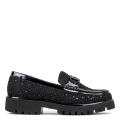 HELIO | Donald Pliner Women Shoes Black Bouclé