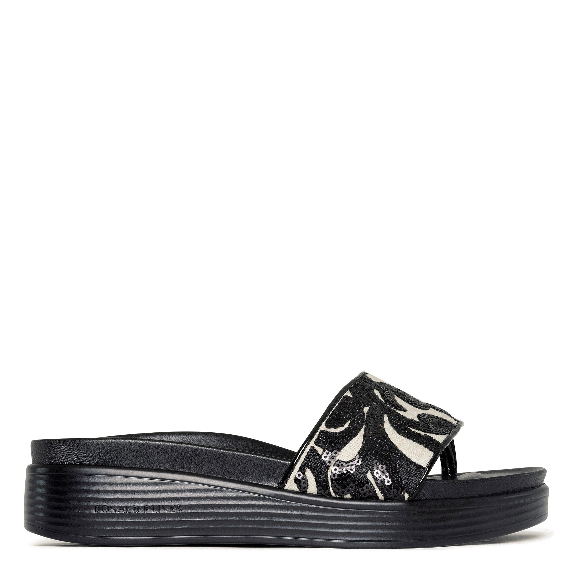 FIFI | Donald Pliner Women Shoes Natural Black Brocade