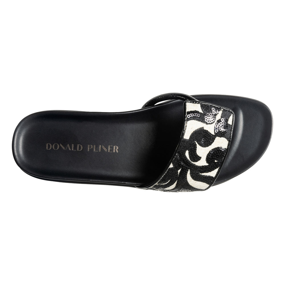 FIFI | Donald Pliner Women Shoes Natural Black Brocade