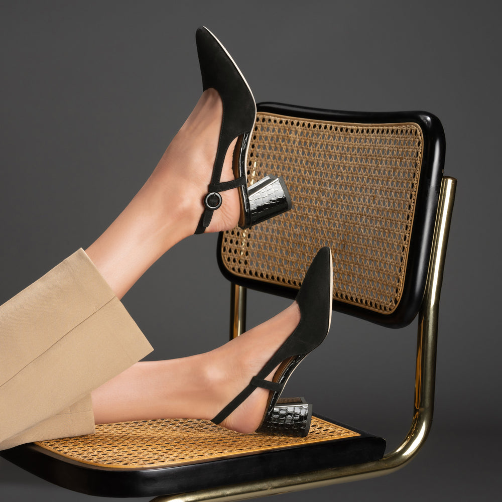 SONG | Donald Pliner Women Shoes Black Suede