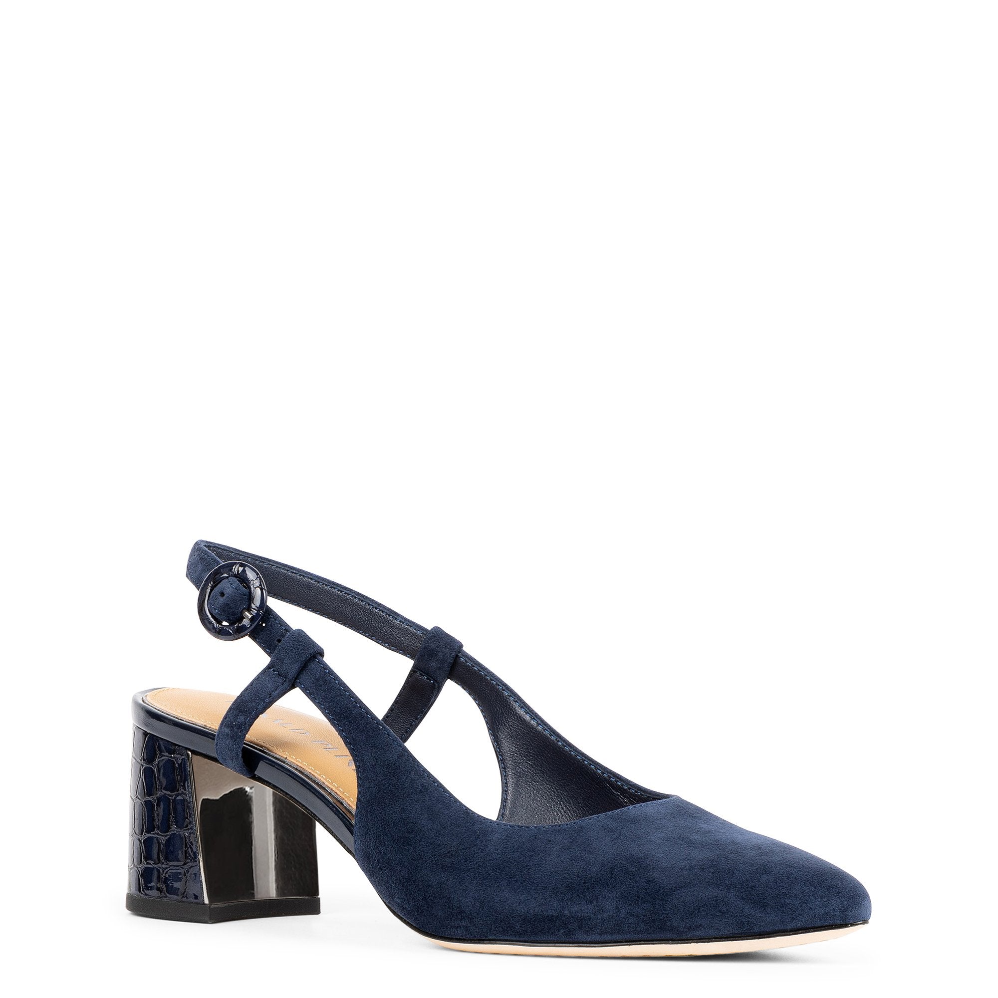 SONG | Donald Pliner Women Shoes Navy Suede