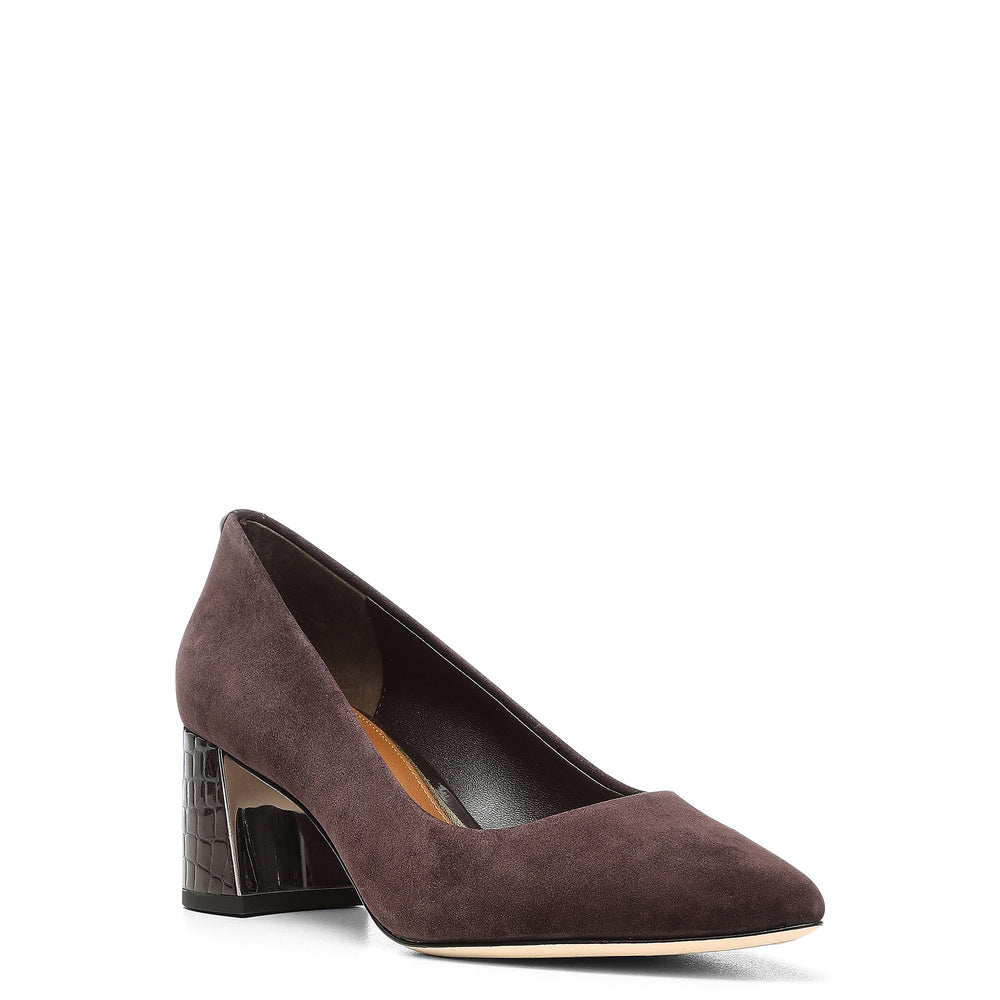 SUZETTE | Donald Pliner Women Shoes Dark Brown Suede