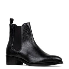 ASHFORD | Donald Pliner Men Shoes Black Lizard Print Leather