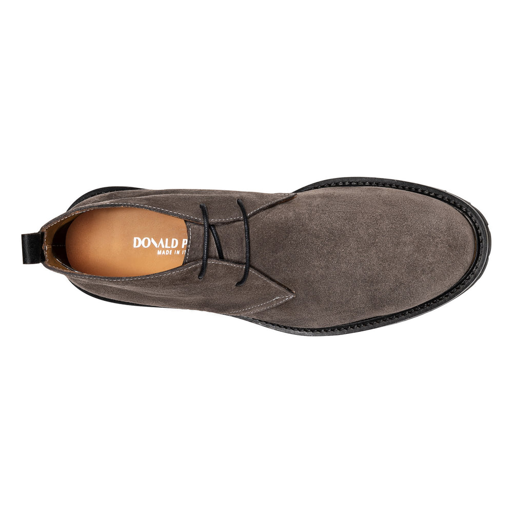 COLTON | Donald Pliner Men Shoes Light Grey Suede