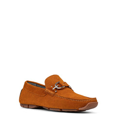 DACIO DRIVER | Donald Pliner Men Shoes Brick Perf Suede